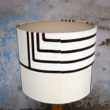 Kinkeldey Tischleuchte Ansicht Naht Stoffschirm